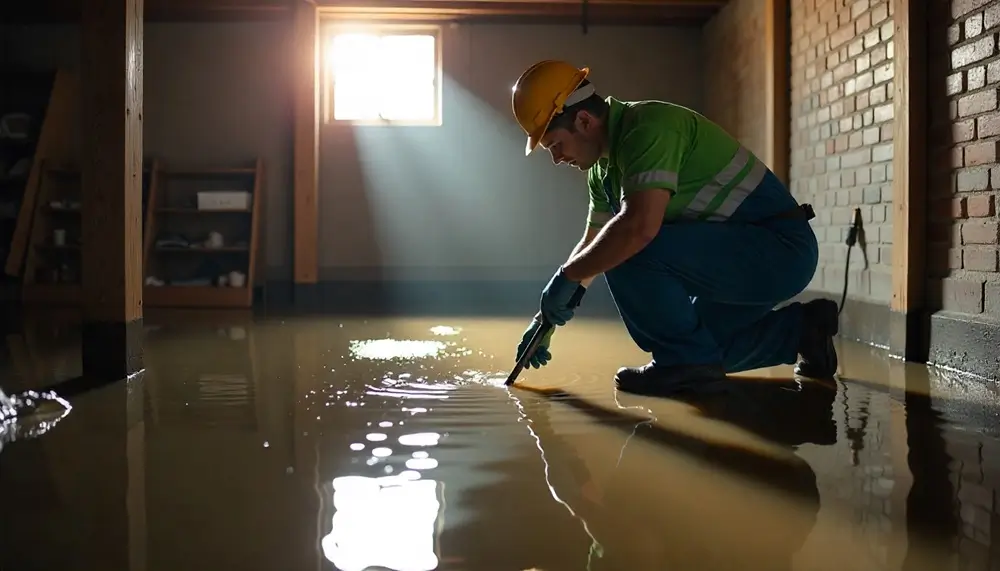 Professional water damage restoration services in Pershing, IN